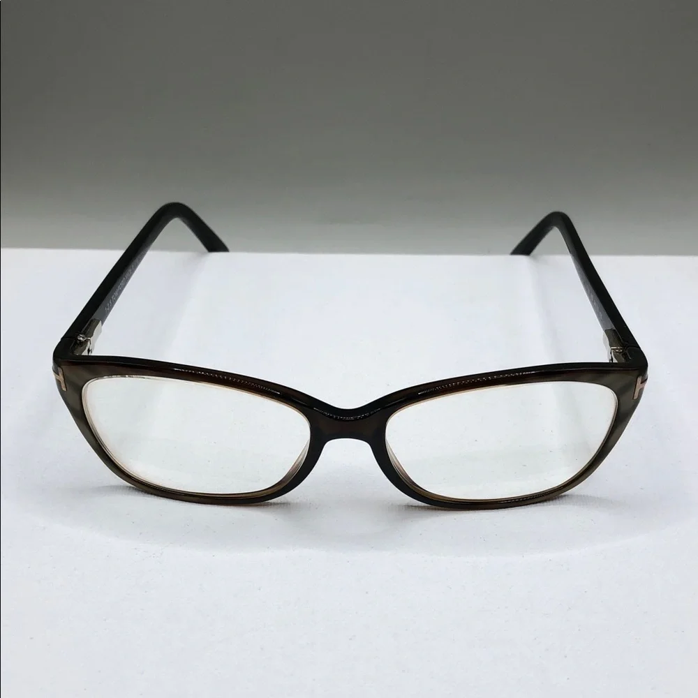 Tom Ford TF5142 050 Eyeglasses Glasses FRAMES Olive Brown Full Rim 51-15-135
